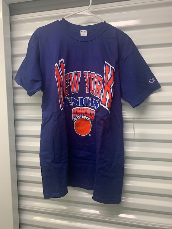 トップス 80s 90s vintage NBA Knicks T-shirt Vintage 80's New York Knicks Champion T-shirt Men's XL - Etsy