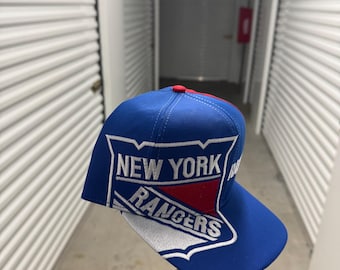 Gorra SnapBack vintage de los New York Rangers de los años 90