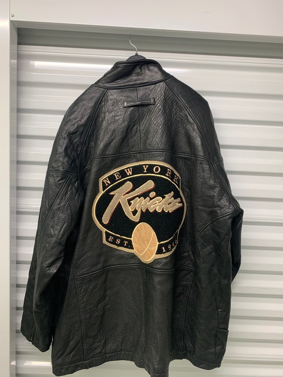 Vintage Hardwood Classics New York Knicks LeatherJacket Men’s size XXL