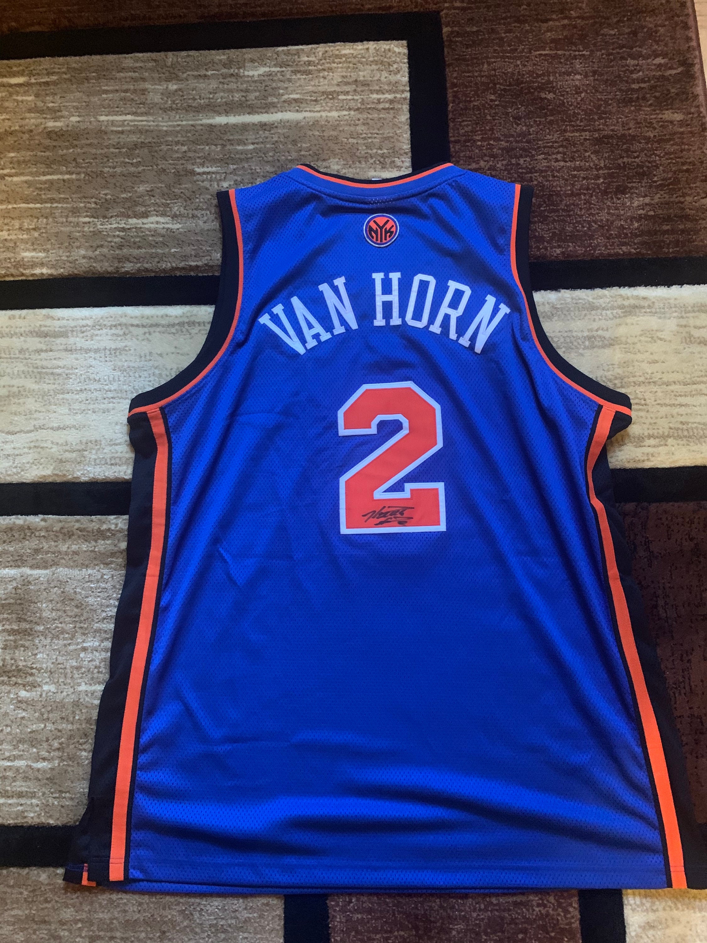 Vintage 2002 New York Knicks Keith Van Horn Reebok Authentic