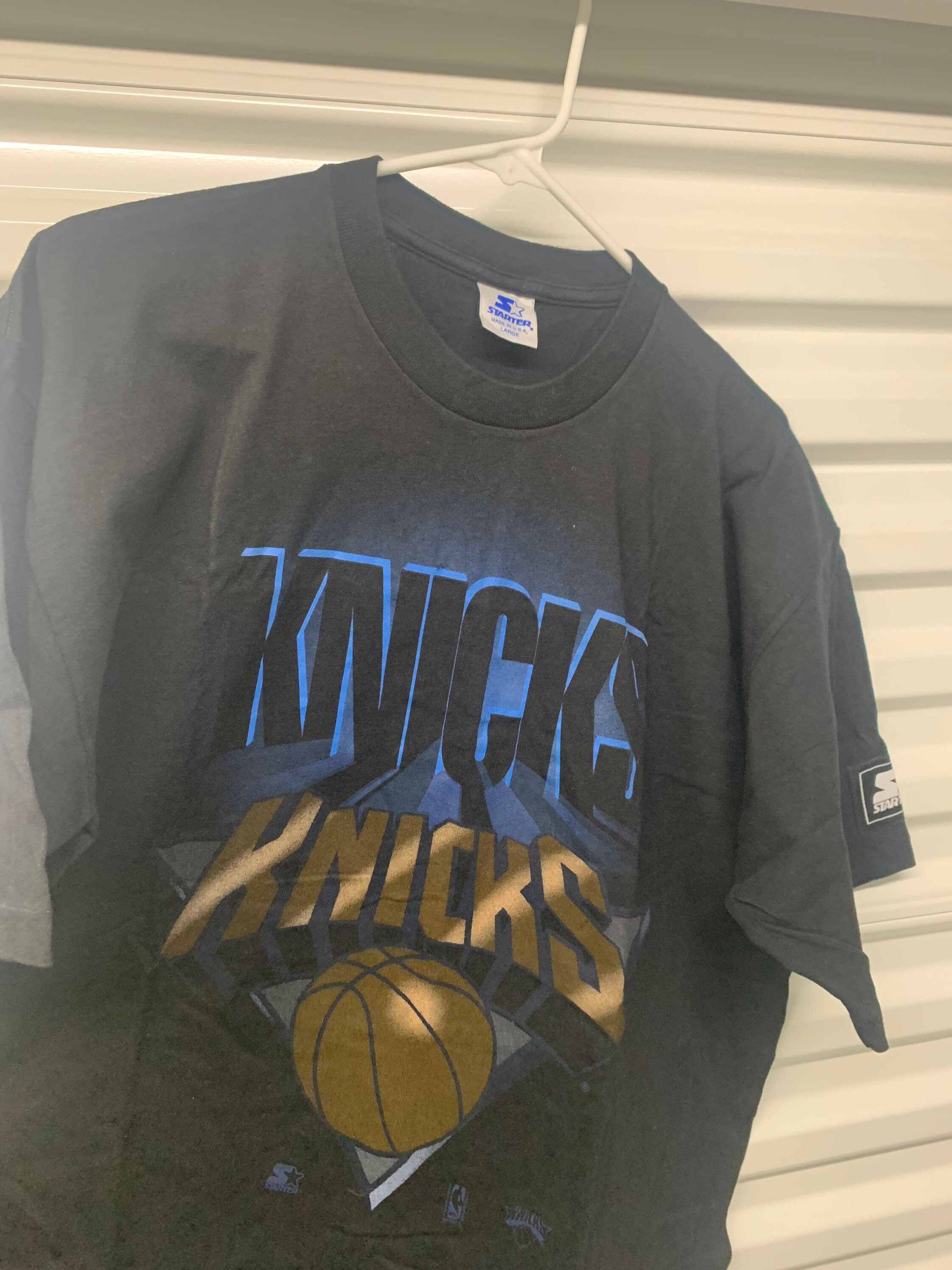 Vintage 90s New York Knicks Graphic Starter T-shirt Size -  Israel