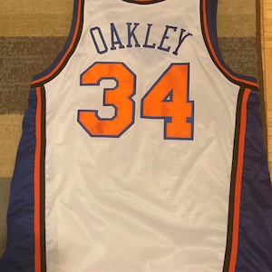 Vintage New York Knicks Starter 90er Jahre Authentic Charles Oakley Jersey Gr. 52 Herren XL
