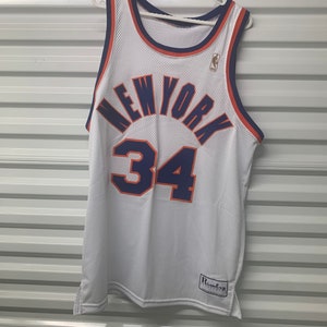 Vintage New York Knicks 1996-97 NBA 50th Anniversary Authentic Charles Oakley Jersey Men Size Men Large