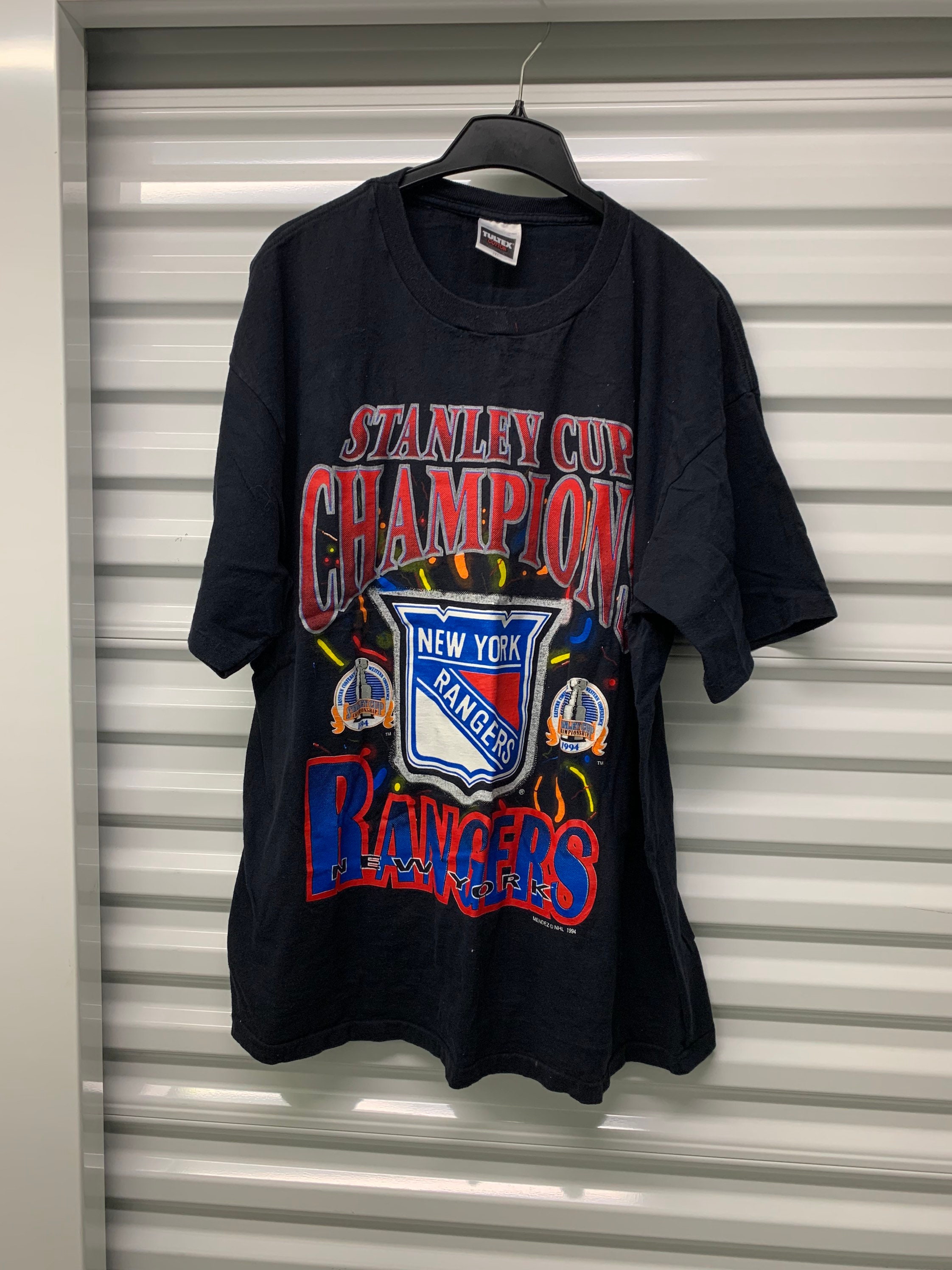 Vintage 1994 Vancouver Canucks T Shirt Stanley Cup Champions Hockey 90s NHL  XL