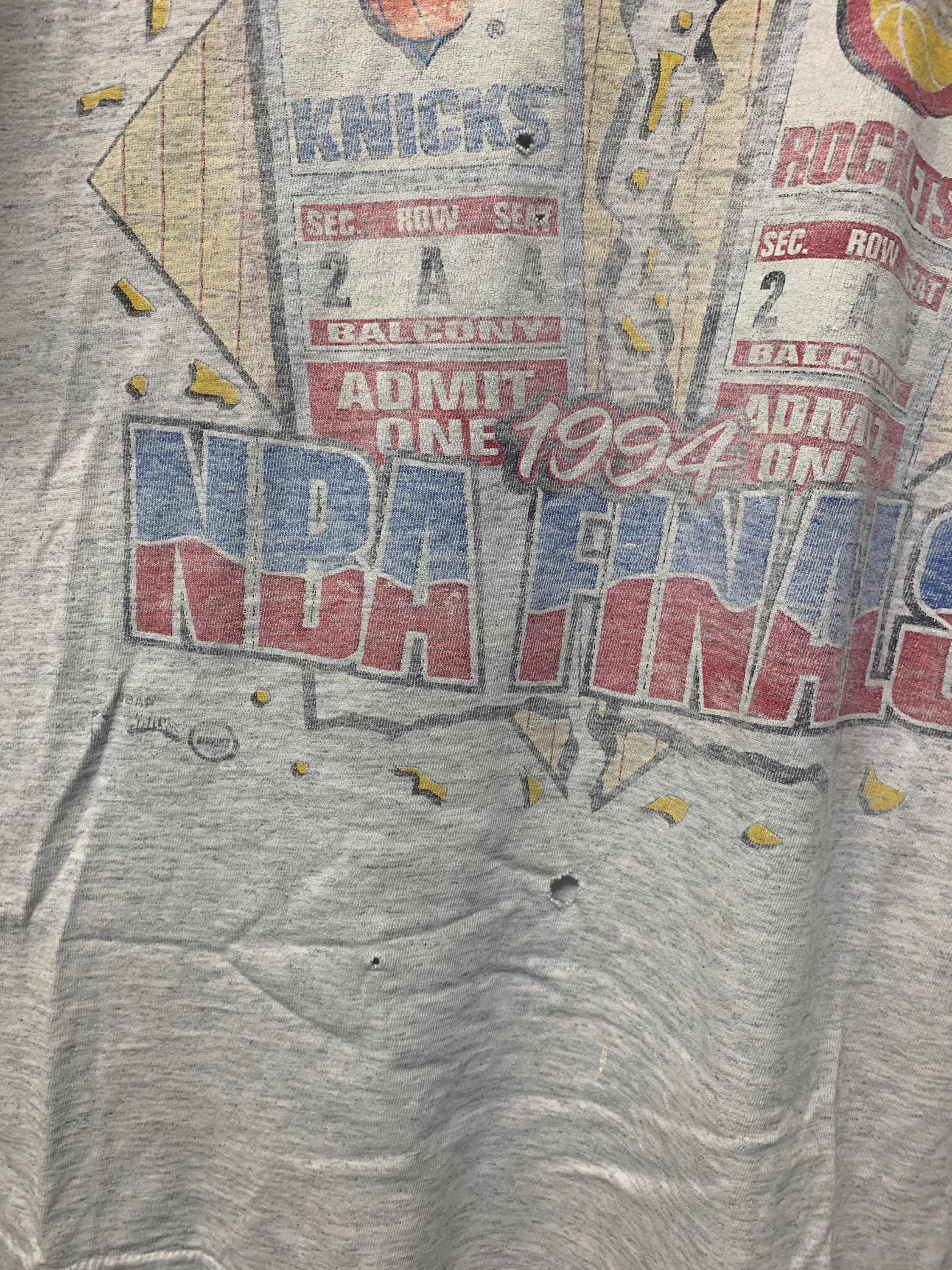 1994 NBAファイナル Rockets vs Knicks Tシャツ Vintage 90s New York Knicks Vs Houston Rockets 1994 NBA