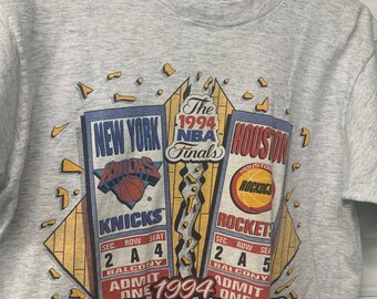 1994 NBAファイナル Rockets vs Knicks Tシャツ Vintage 90s New York Knicks Vs Houston Rockets 1994 NBA