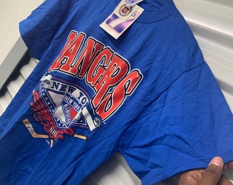 Maillot Vintage New York Rangers CCM - Taille M - Années 90 - Neuf Avec étiquette
