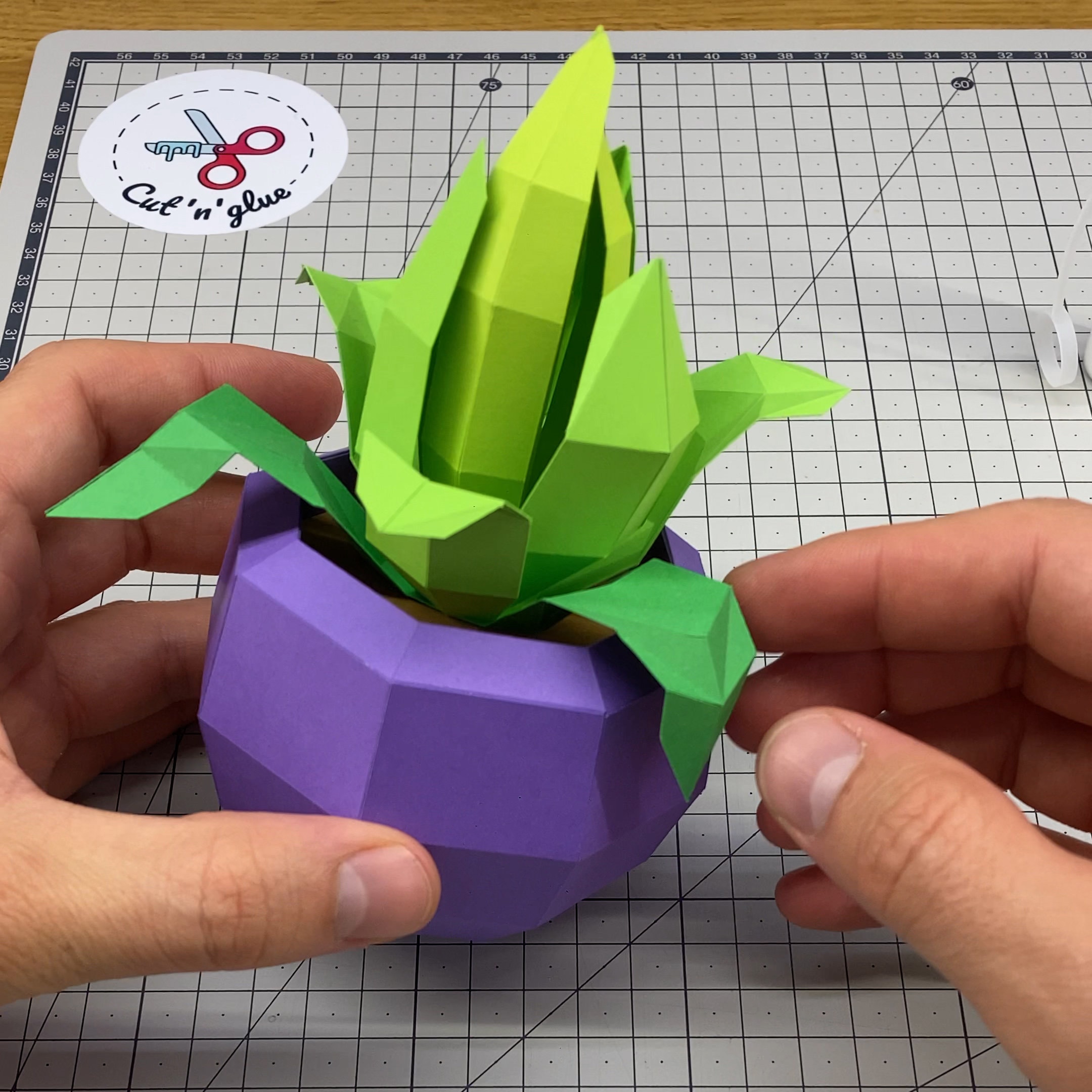 Agave Plant in Flower Pot – Origami Papercraft - Etsy