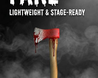 Realistische Axt aus hartem Schaum für cosplay film movie prop leicht gewicht halloween stabil form resin plastik Beil
