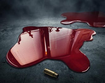 Realistic Reusable Blood Puddle – Horror Cosplay Prop