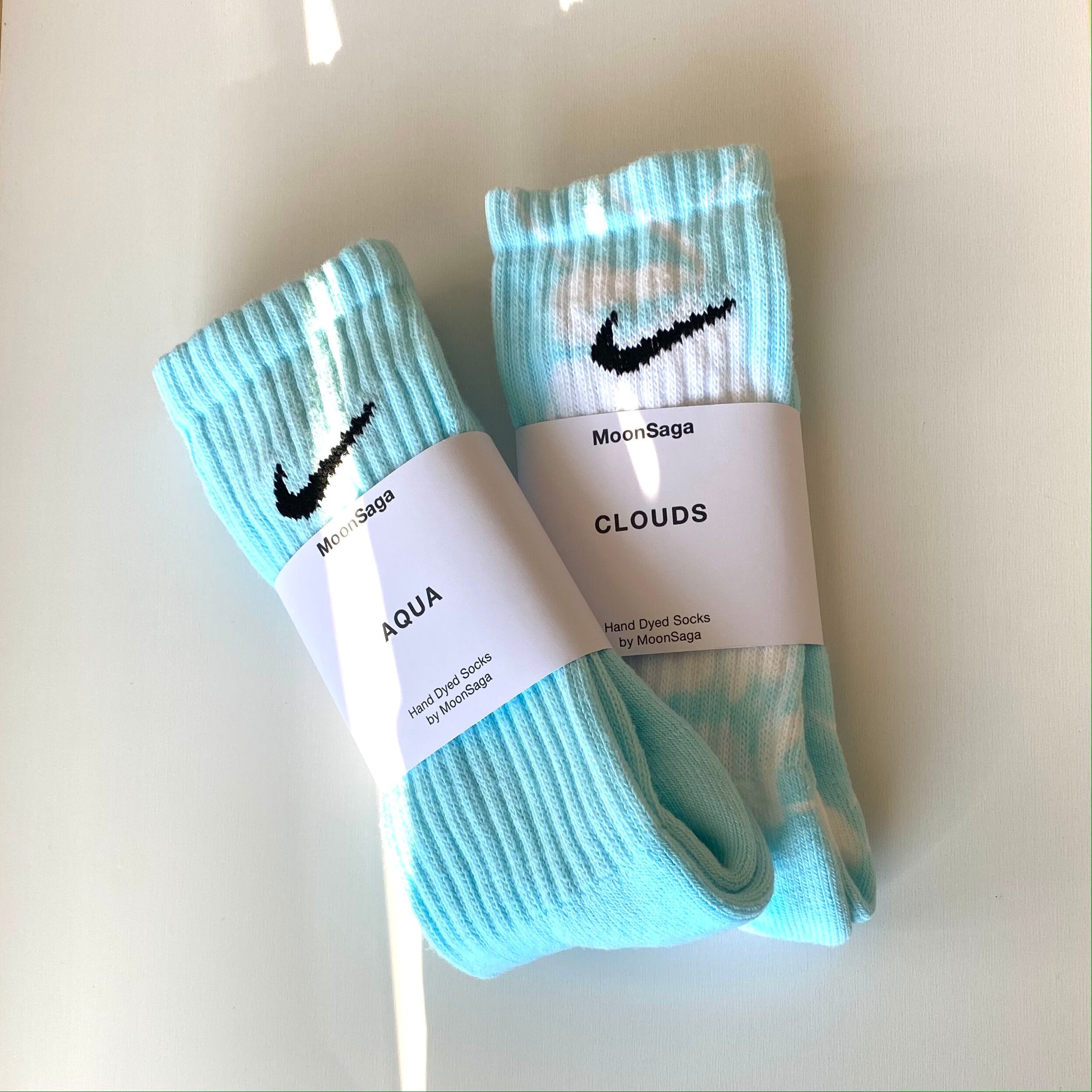 Calzini Nike pastello tinti a mano personalizzati calzini | Etsy Italia