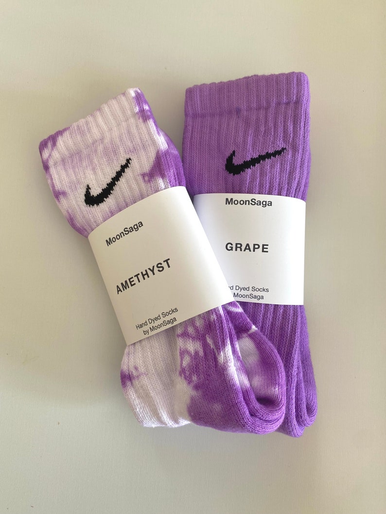 Custom Tie Dye Nike Crew Socks Pastel Socks Colorful Socks Etsy