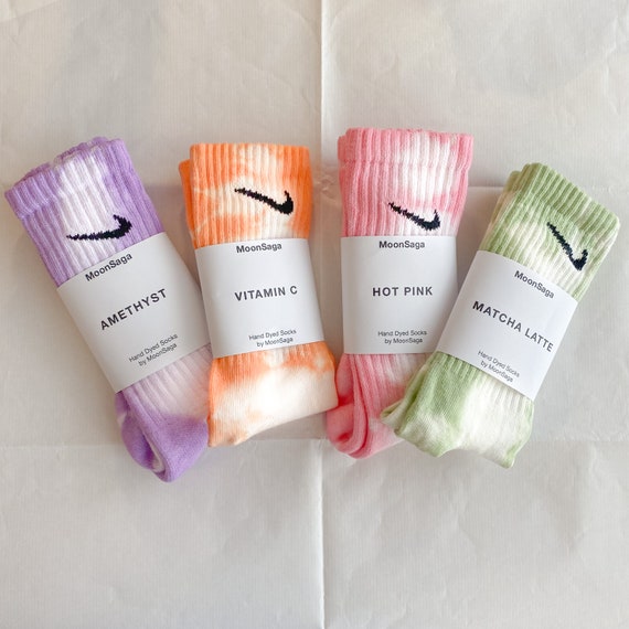 pastel dyed nike socks