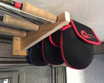 Handmade Wall Mount Fly Fishing Rod Holders