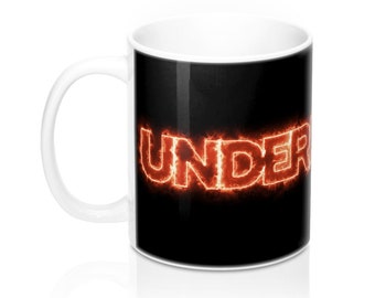 Copy of UNDERHANDER Fire Logo Original Album Artwork Coffee Mug 11oz