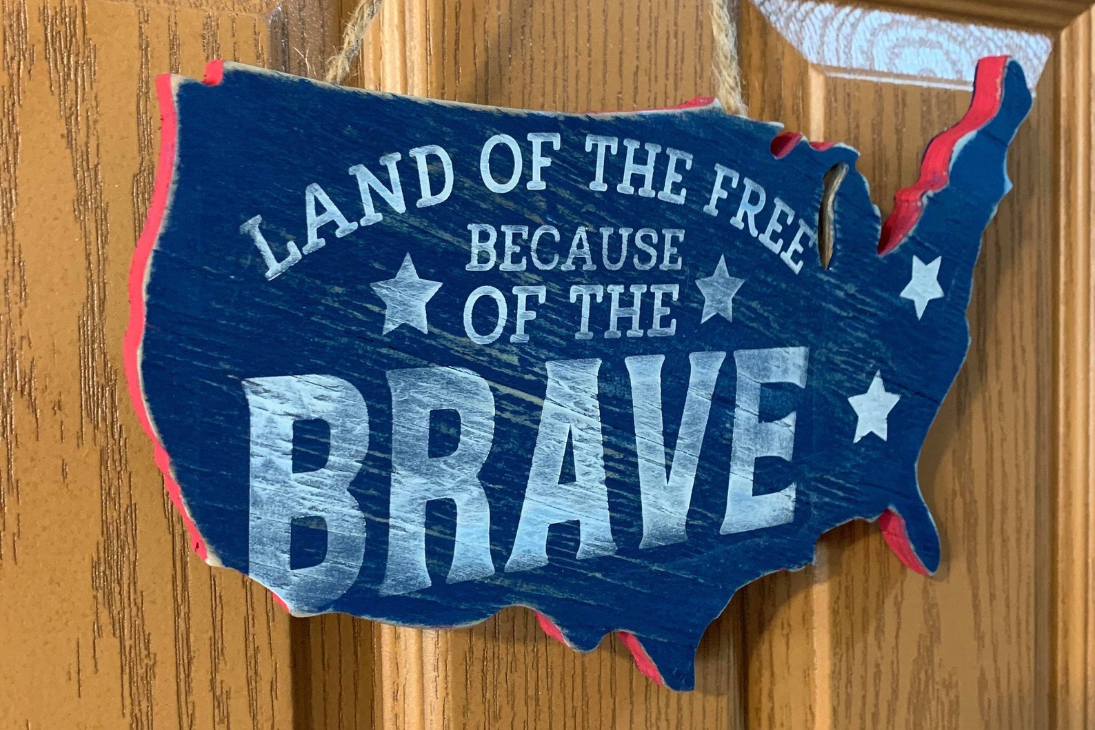 land of the free because of the brave sign land of the free because of the brave sign