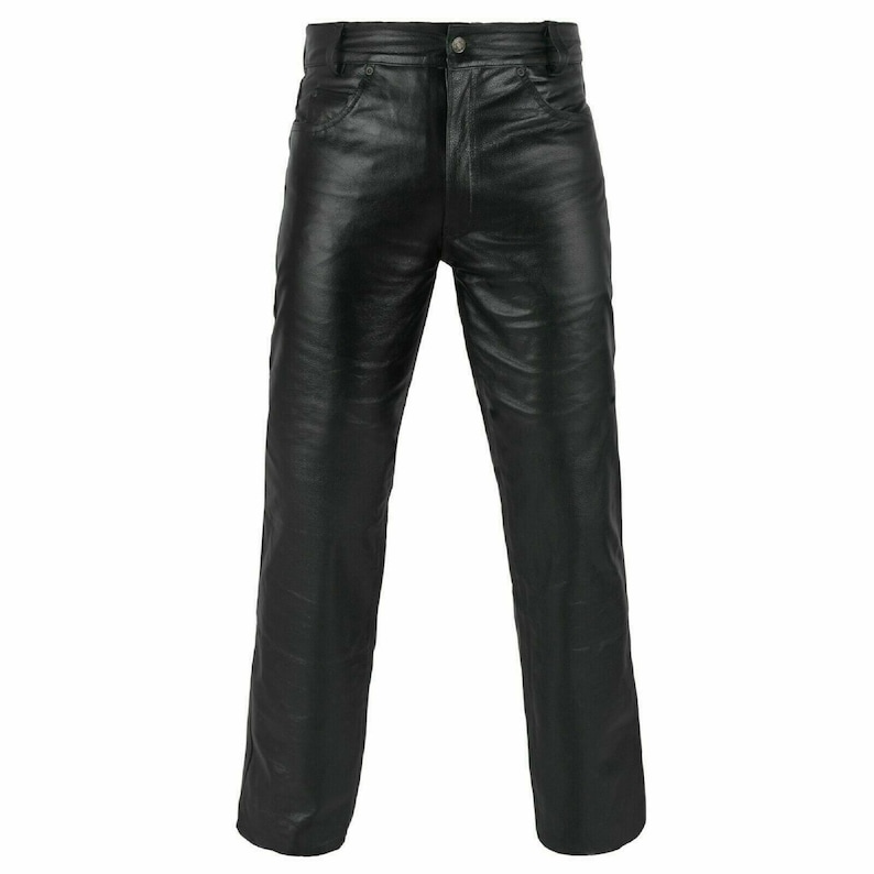 Men Hand Made Genuine Sheep Leather Pant Black Pant Casual - Etsy