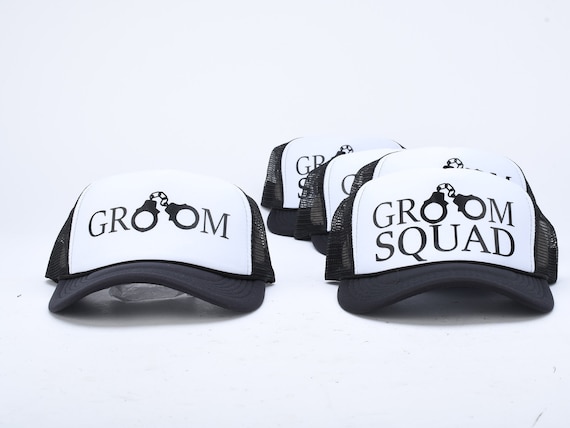 Bachelor Party Groom Squad Trucker Hats | Groom's Hat | Groom Hat | Groomsmen Hats | Bachelor Party Hats