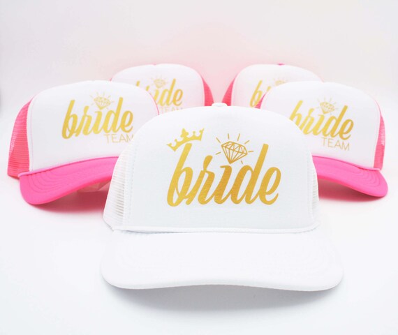 Bachelorette Party Hats | Bride Team Hats | Bride Squad Hats  display picture 3