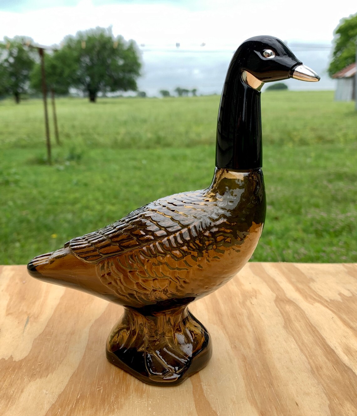 Vintage AVON Canada Goose Wild Country Bottle Etsy