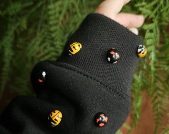 Realistic Ladybug Pin: Handmade Clay Art, spring whimsy, mother's day gift