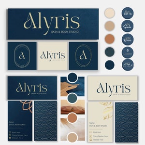 Kit di branding personalizzato/Kit di branding/Logo aziendale/Kit di branding aziendale/Logo personalizzato/Progettazione biglietti da visita/Progettazione del marchio
