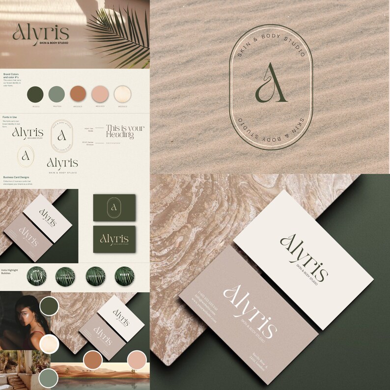 Custom Branding Package Brand Kit Business Logo Business - Etsy