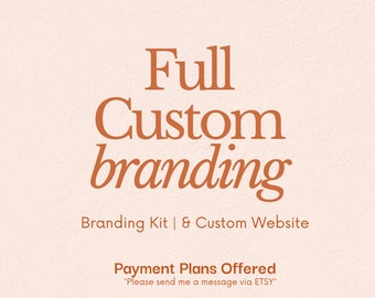 Full Branding Package | brand kit| Business Logo | Package Designs| Custom Website | Website Design | Brand Design