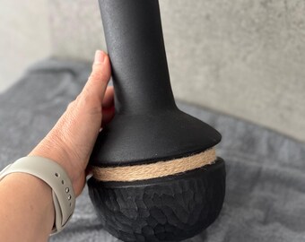 Shadow Vase// Accents Decorative// Artisan Vase// Rustic and Minimalist//