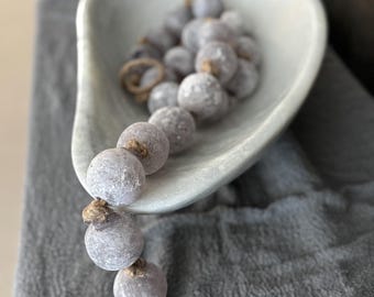 Marble Centerpiece Bowl// Table Decor// White and Grey bowl