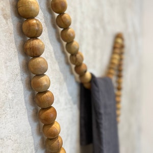 Wooden Bead Garland// XL Garland// Decoration Accents// Wall Decor//