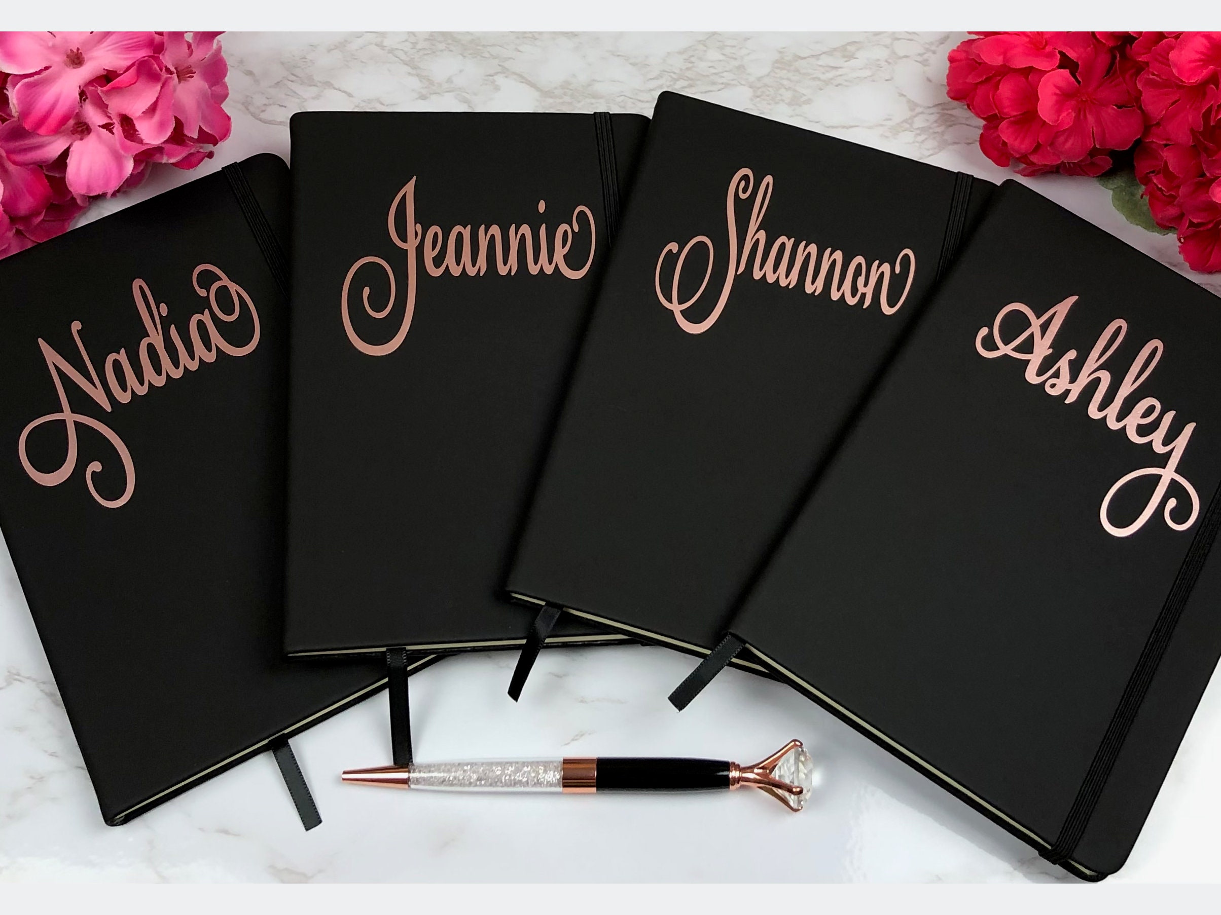 Personalized Notebook and Ink Pen Set Custom A5 Journal Gift Etsy