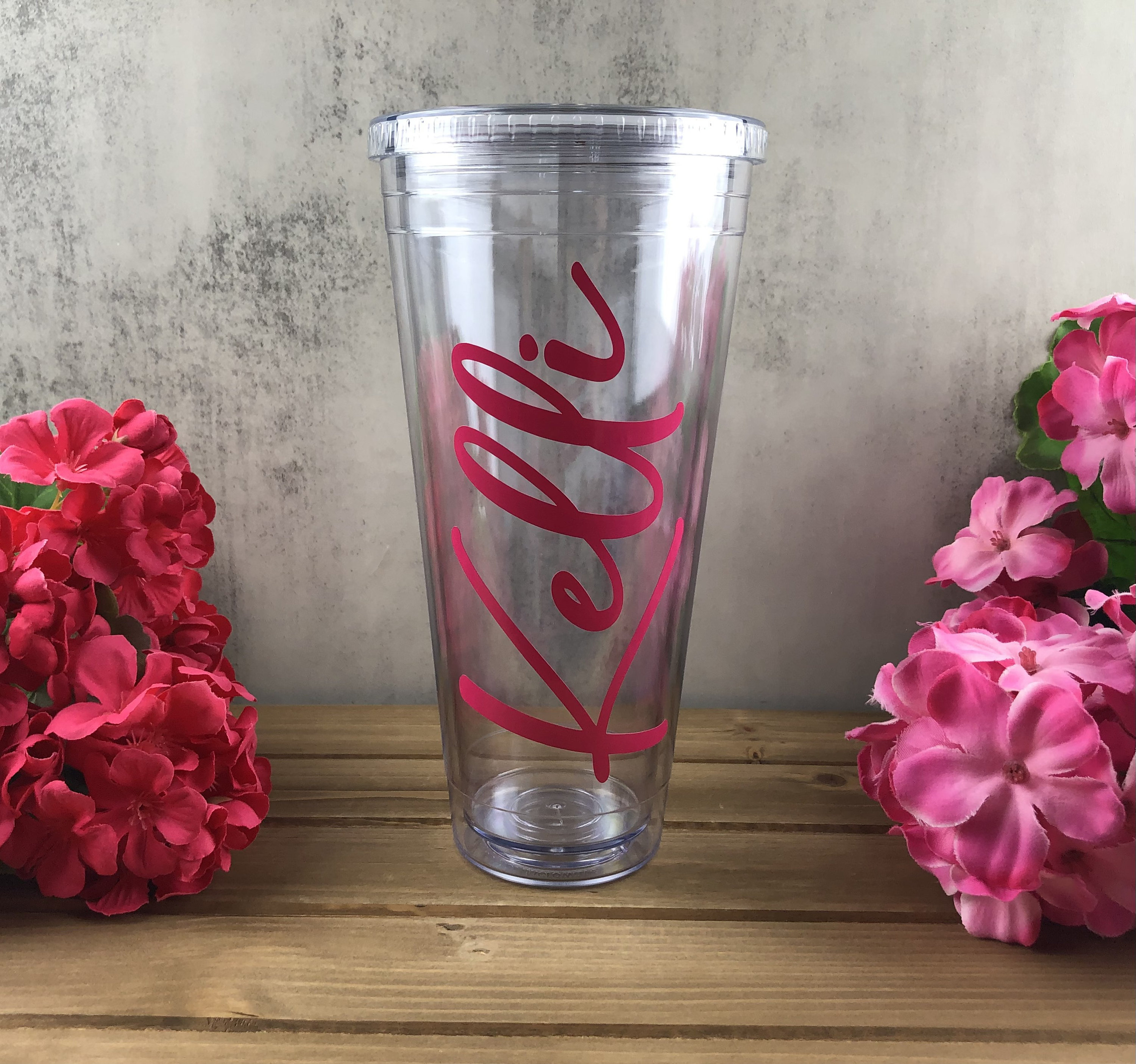 Any Message Personalized 17 oz. Acrylic Insulated Tumbler