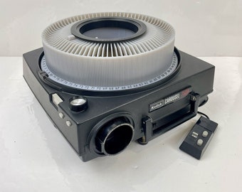 Vintage Kodak Carousel 750H Slide Projector Case With Manual