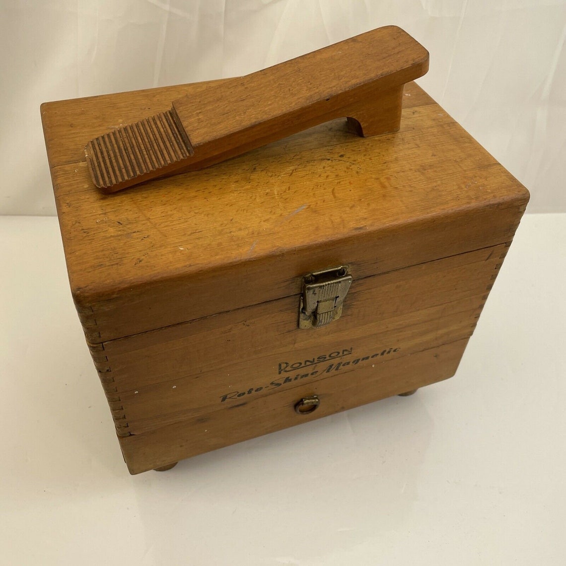 ronson shoe shine box