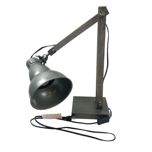 Industrial Style Articulating Table Lamp 17” Collapsed Height