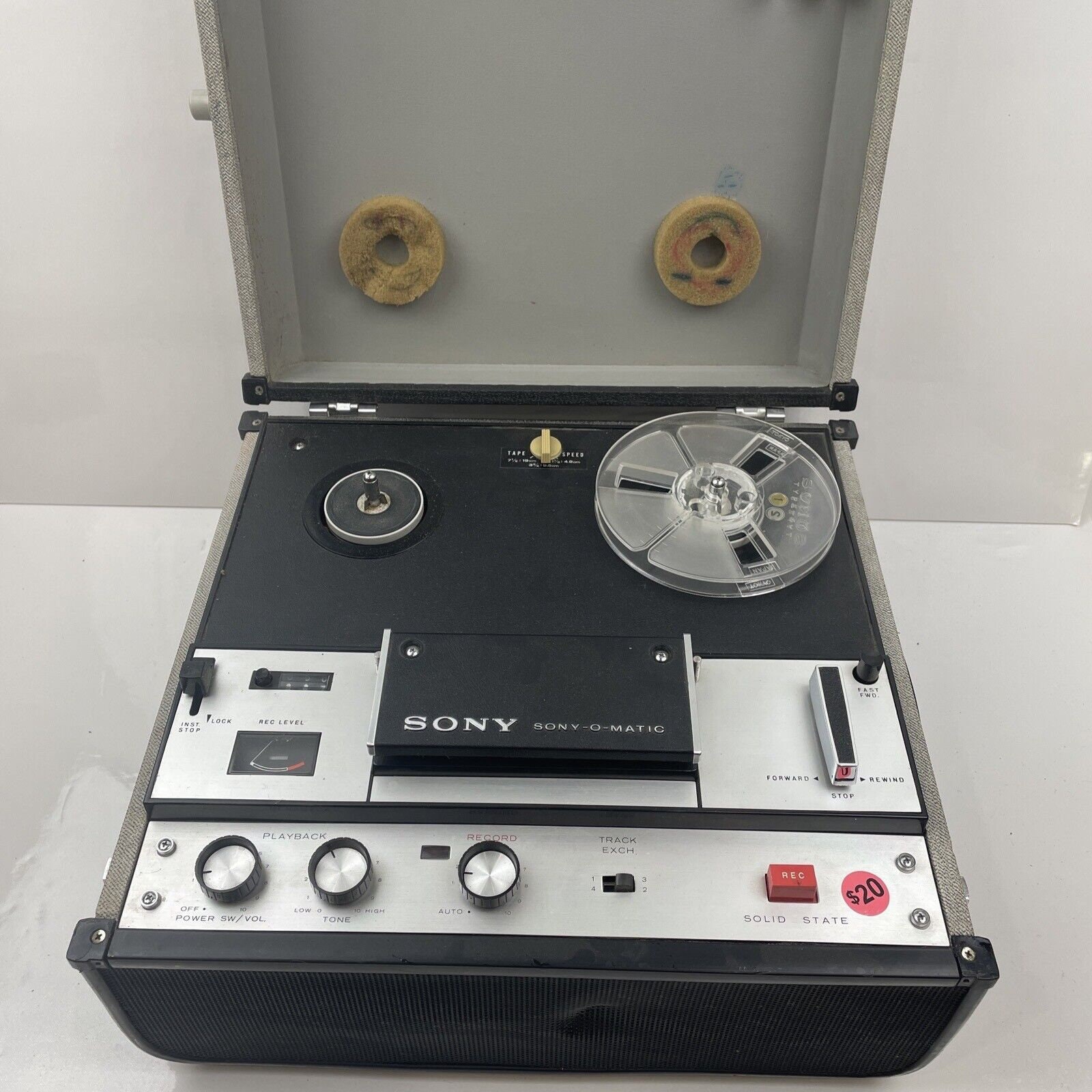Vintage Sony Reel to Reel Tape Recorder Tape Recorder TC-105 Decor