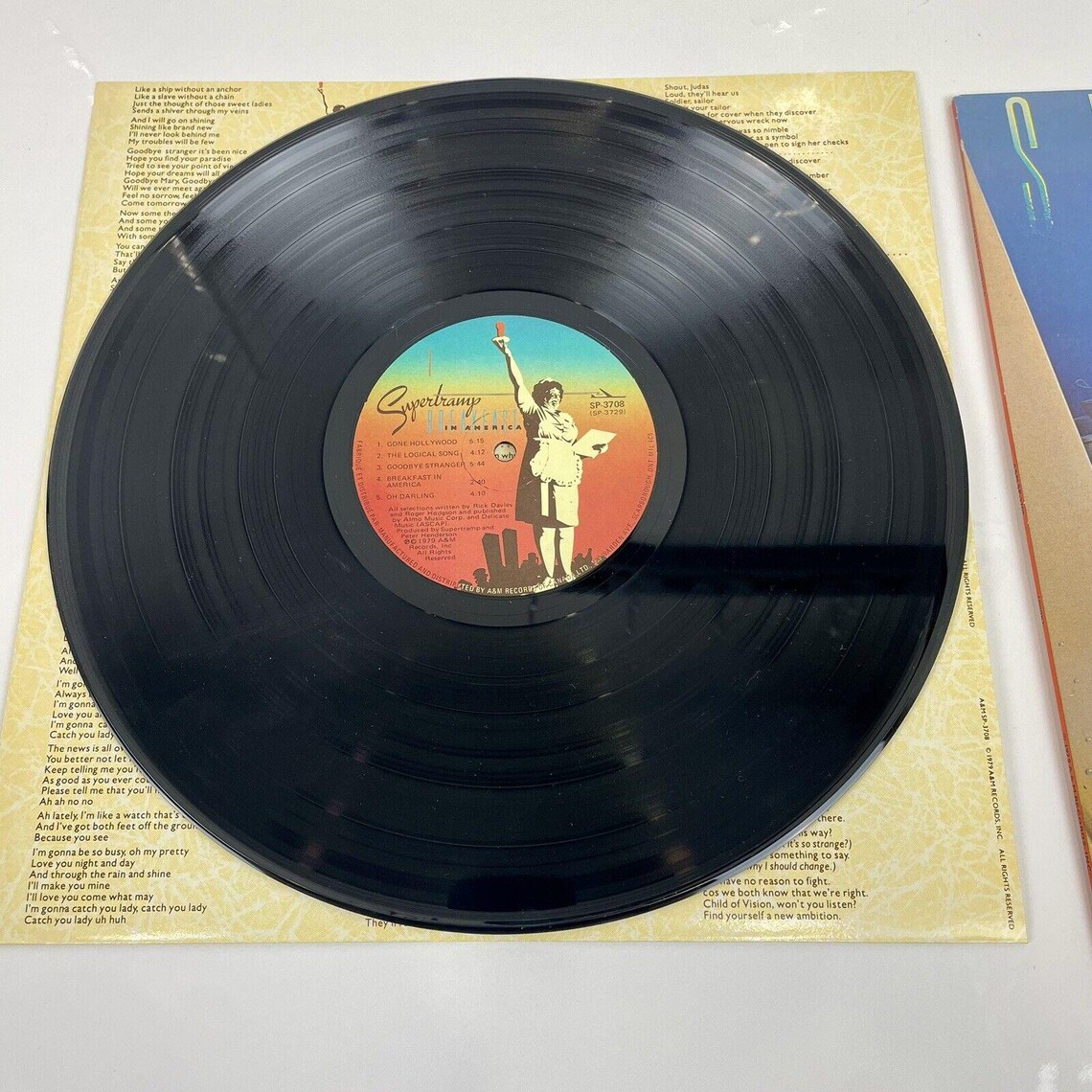 Breakfast Record Supertramp - Breakfast in America- Reissue-vinyl Record LP - Etsy