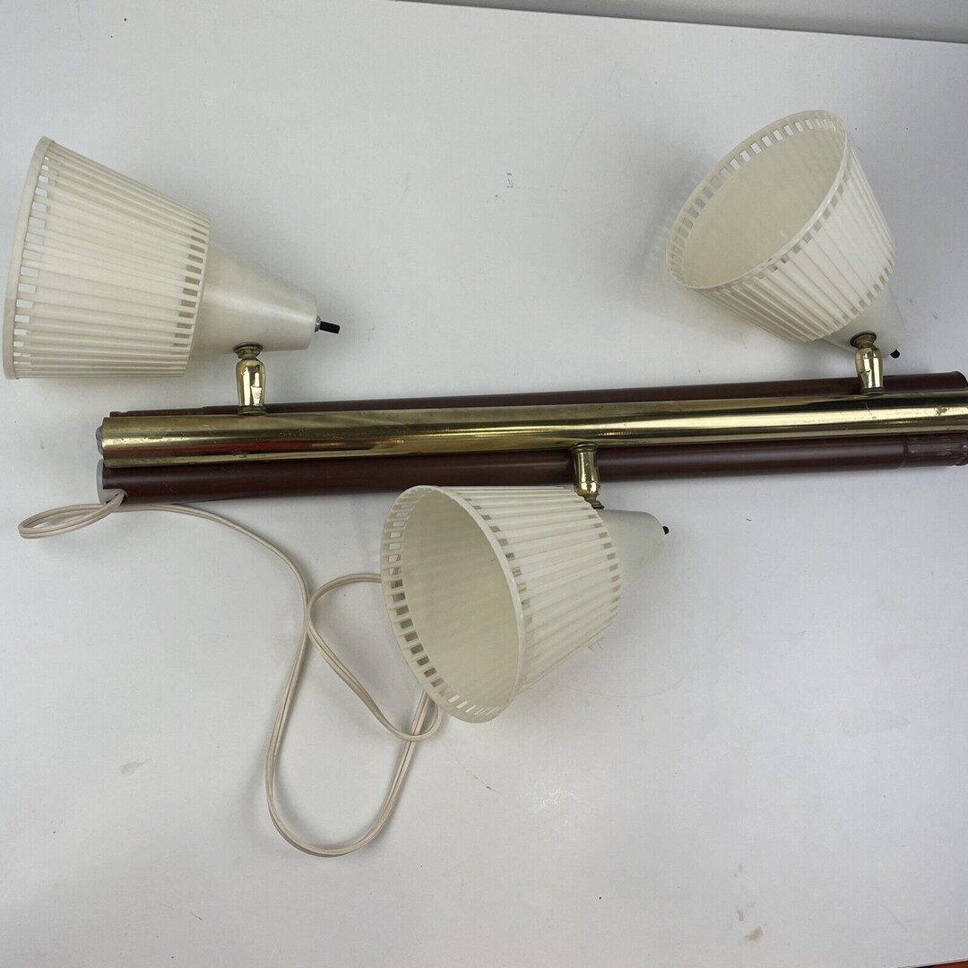 Vintage Mid Century Modern Tension Pole Lamp Parts See Etsy