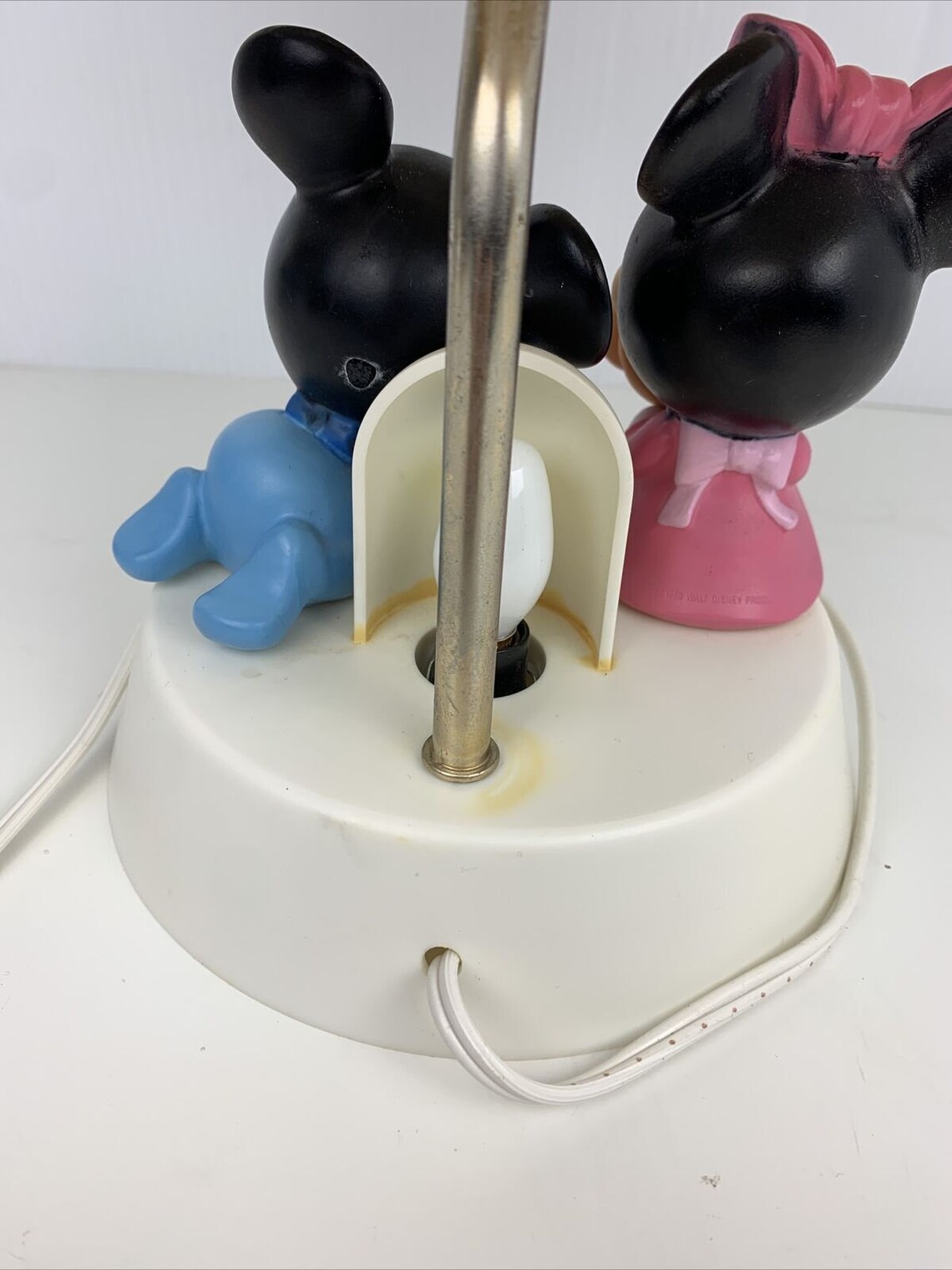 Vintage Disney Mickey and Minnie Baby Mouse Bedroom Lamp Kids Etsy