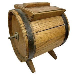 Vintage Wooden Butter Churn - No Handle - Antique Rare