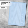 Print to order Ancient Scripts Waterslide Transfer Decals Compatible with 28 mm scale tabletop miniatures marines in space product logo