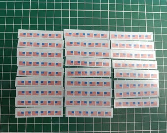 US Flags Pre-cut Waterslide Transfer Decals Compatible with 28 mm tabletop wargaming miniatures