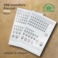 Pre-cut Trident and skulls Waterslide Transfer Decals Compatible with 28 mm tabletop wargaming miniatures. product logo