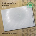 Pre-cut Space Sharks Waterslide Transfer Decals compatible with Carcharodons 28 mm scale tabletop wargaming miniatures design #2 product logo