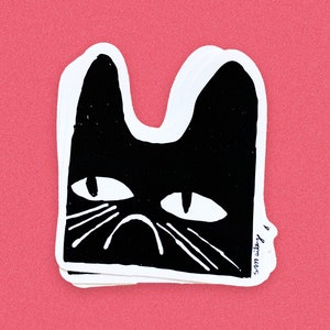 Cat Face | vinyl sticker