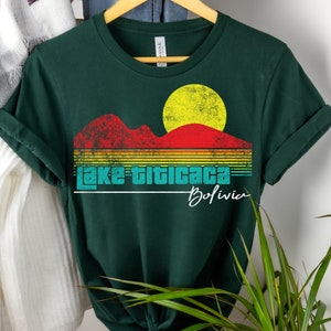 Lake Titicaca Bolivia Shirt: Retro Travel Tee
