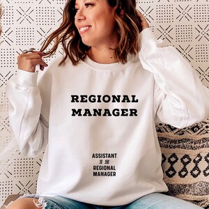 Bluza menedżera regionalnego | Bluza z nadrukiem na brzuchu przyszłej mamy | Bluza ciążowa | Sweter ciążowy | Bluza ciążowa