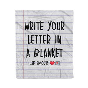 Manta de carta de amor, manta personalizada, regalo de aniversario, regalo personalizado, regalo de manta de carta, regalo para ella, manta familiar, regalo de mamá