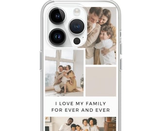 iPhone-hoesje met aangepaste foto: gepersonaliseerde TPU-telefoonhoes